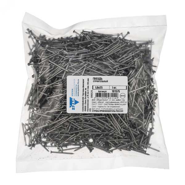 Гвоздь строительный 1.6х25 (1кг) 101575