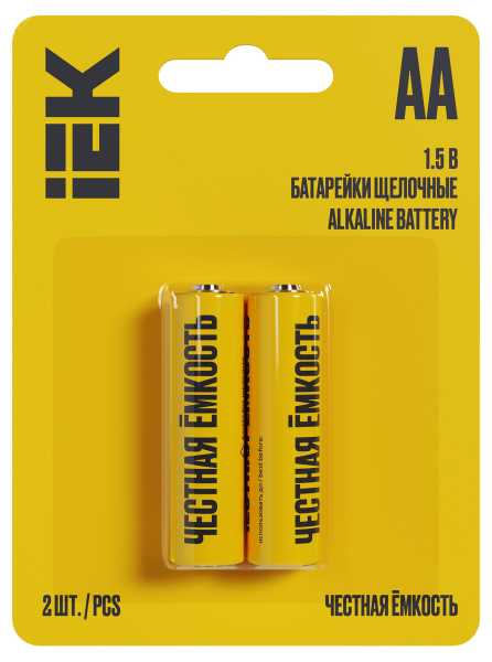 Элемент питания алкалиновый AA/LR6 Alkaline (блист.2шт) ABT-LR06-OP-L02