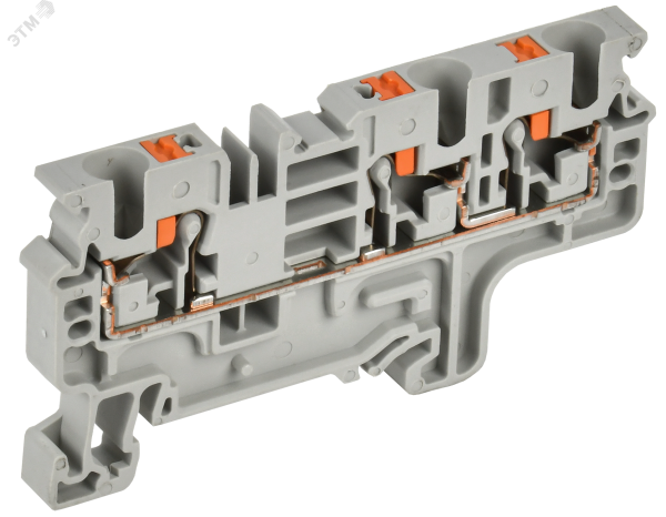 Колодка клеммная CP-MC 3 вывода 4мм2 серая YCT22-00-3-K03-004