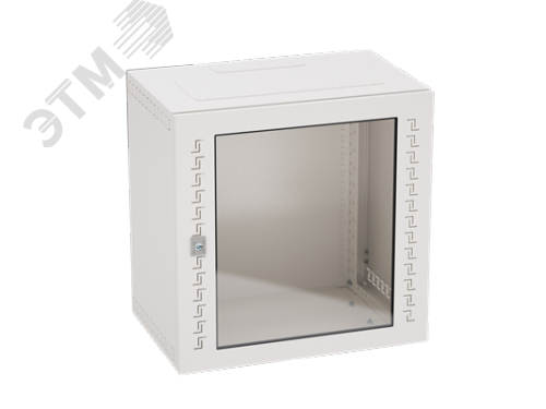 IT-корпус навесной STI 19&amp;amp;quot; 12U, 600х600х400, дверь с закаленным стеклом, RAL7035 R5STI1240GS