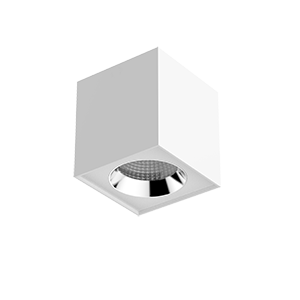 Светильник LED &amp;amp;quot;ВАРТОН&amp;amp;quot; DL-02 Cube накладной 125*135 20W 3000K 35° RAL9010 белый матовый V1-R0-00360-20000-2002030