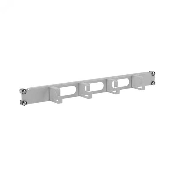 Кабельный органайзер 4 кольца с отверстиями, 1U для 19&amp;amp;quot; IT-корпусов, RAL7035 R5PCF191HE