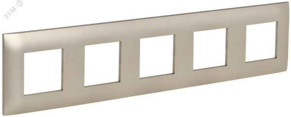 SKANDY Рамка 5-местная SK-F05Sh шампань IEK SK-M52-K37