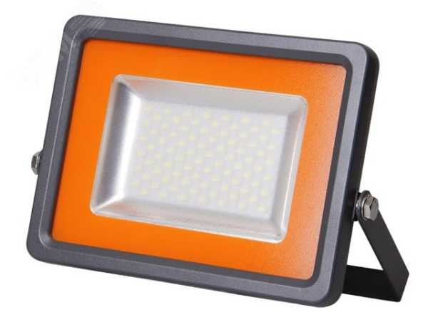 Прожектор светодиодный ДО-100Вт IP65 6500К плоский корпус 2853325D