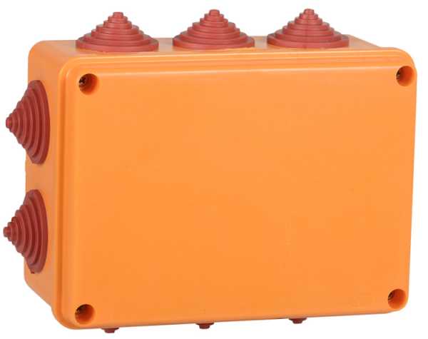 Коробка расп. огн. ПС 150х110х70мм 4P 6мм2 IP55 10 вв. UKF30-150-110-070-4-6-09