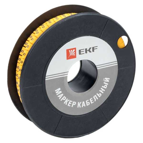 Маркер кабельный 4,0 мм2 &amp;amp;quot;9&amp;amp;quot; (500 шт.) (ЕС-2) EKF PROxima