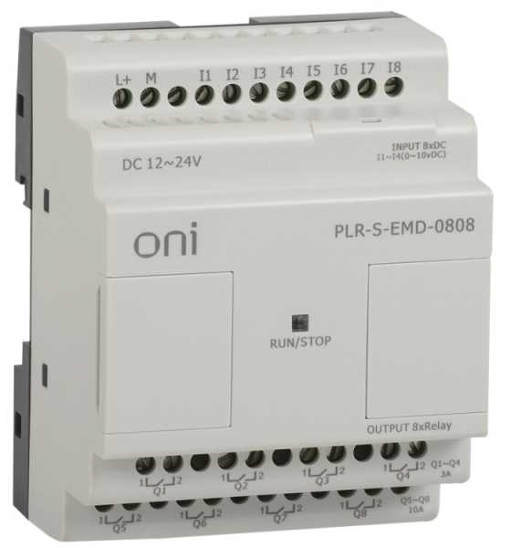 Логическое реле PLR-S. 8DI/8DO серии нМ PLR-S-EMD-0808