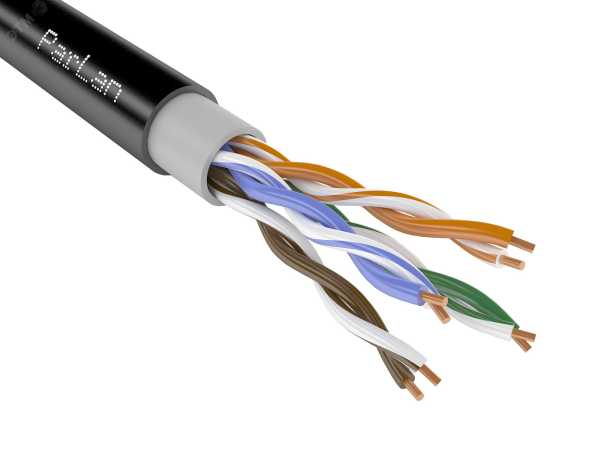 Кабель (провод) ParLan U/UTP Cat5e 4х2х0.52 PVC/PE 100012