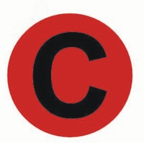 Наклейка &quot;C&quot; d=20мм PROxima an-2-9-2