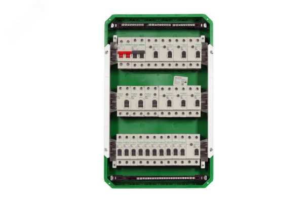 Бокс встраиваемый СП City9 Box 3 ряда 36мод. с прозр. дверцей SE EZ9E312S2FRU