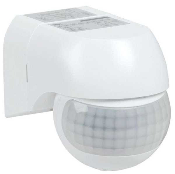 Датчик движения ДД 015 белый 800Вт 180гр 12м IP44 LDD10-015-800-001