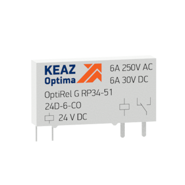 Реле промежуточное OptiRel G RP34-51-60D-6-CO-G 281151