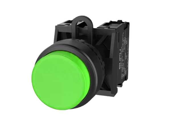 Кнопка выпуклая (зеленая) TS2510-0BL20-S10