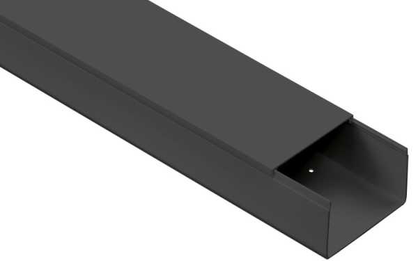 Кабель-канал 100х60 &amp;amp;quot;ЭЛЕКОР&amp;amp;quot; черный (8м) EL-KK10-100-060-1-K02