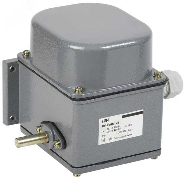Выключатель концевой ВУ-250М У2, 2 комм. цепи, IP44, KV-1-250-1