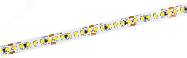 Лента светодиодная 5м SMD2835 168LED/м 14Вт/м IP20 ширина 10мм 24В холодный белый IEK LSR6-2-168-20-1-05