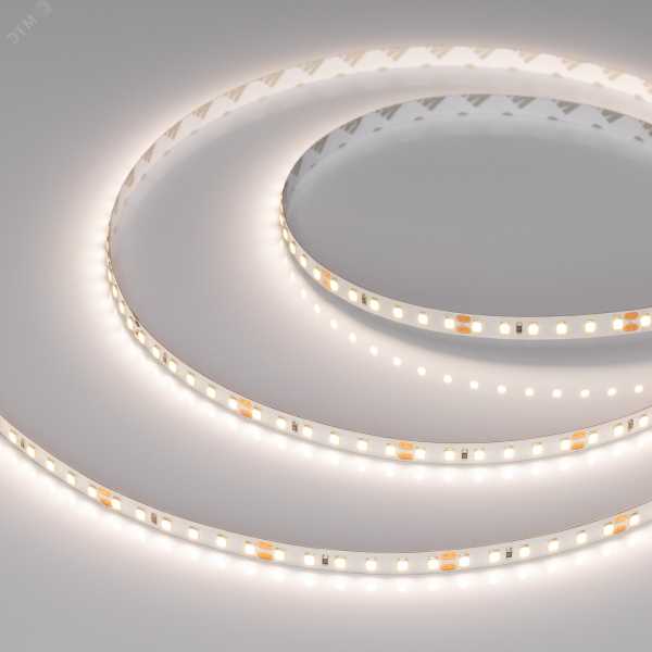 Лента светодиодная RT-A120-8mm 24V Day 4000К 9.6Вт/м IP20 2835 открыт. (уп.5м) 011581(2)