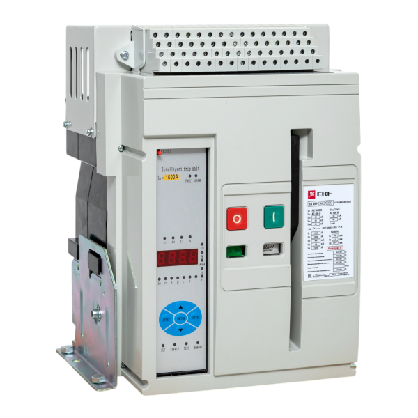Автоматический выключатель ВА-450 1600/ 630А 3P 55кА стационарный mccb450-1600-630
