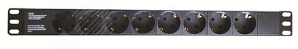 Блок распределения питания (PDU) 19&amp;amp;quot; 16A, Вых:8 Schuko, Вх:Schuko R519SH8