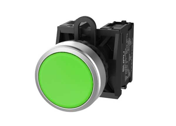 Кнопка плоская (зеленая) TS2520-0AL20-R10