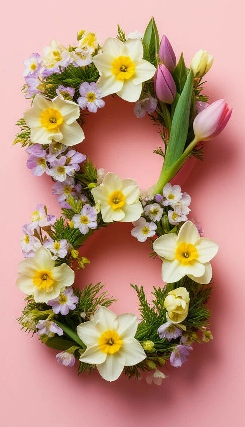 С Наступающим Международным Женский днем 8 Марта!