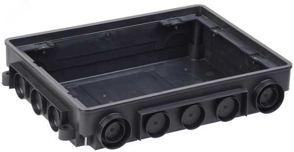 Коробка напольная ONFLOOR 12 модулей KNU-12-PA-9011