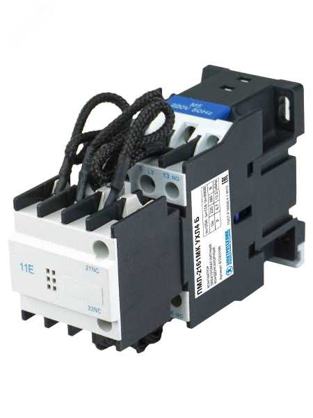 Контактор ПМЛ-2161МК УХЛ4 Б 25А кат. 220В AC 1НЗ IP20 12.5кВАр ET003169