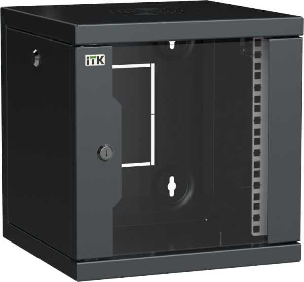 LINEA WS Шкаф 10&amp;amp;quot; 6U 320х310мм дверь стекл. черн. LWS5-06U33-GF