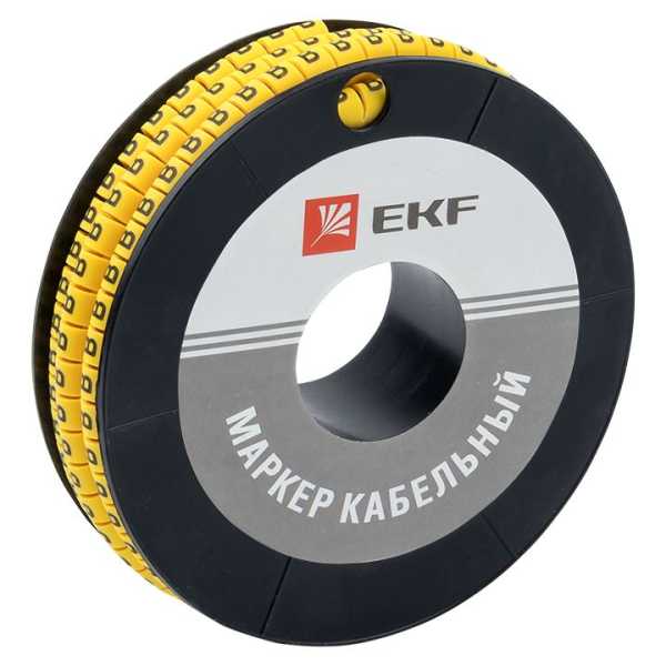 Маркер кабельный 4,0 мм2 &amp;amp;quot;B&amp;amp;quot; (500 шт.) (ЕС-2) EKF PROxima