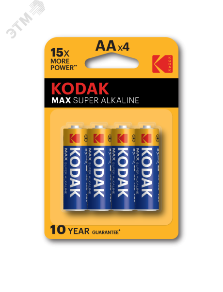 Батарейка MAX LR6-4BL [KAA-4 ] (80/400/17600) СТРОГО КРАТНО 4 шт Б0005120
