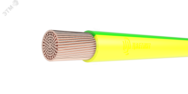 Провод ПуГВнг(А)-LS 1х50 450/750В Ж/З (м) 00-00130621