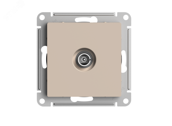 ATLASDESIGN TV РОЗЕТКА оконечная 1DB, механизм, ПЕСОЧНЫЙ ATN001291