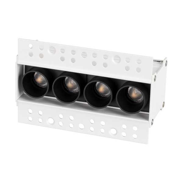 Светильник MS-ORIENT-BUILT-TRIMLESS-TC-S38x127-10W Day4000 (WH-BK, 30 deg, 230V) 032224