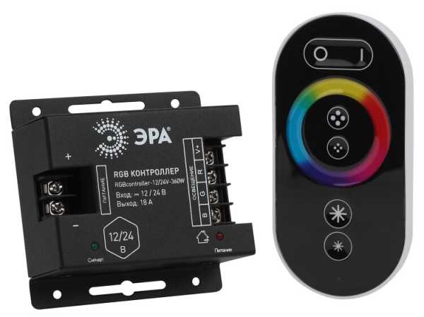 Контроллер для свет. ленты RGBcontroller-12/24V-216W/432W (50/400) Б0043445