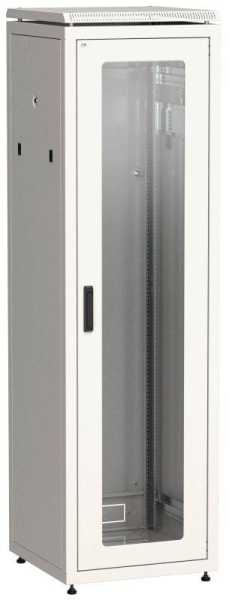 Шкаф сетевой 19&amp;amp;quot; LINEA N 33U 600х600 мм стеклянная передняя дверь серый LN35-33U66-G