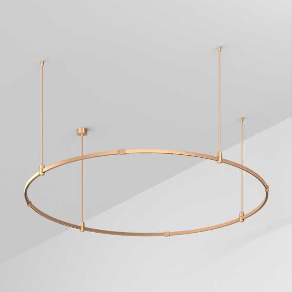 Трек ART-APRIORI-ROUND-ROD-400-R1500 (GD) (Arlight, IP20 Металл, 3 года) 048484