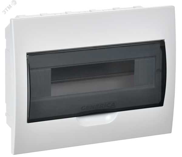 Бокс ЩРВ-П-12 мод. встраив. пластик IP41 GENERICA MKP12-V-12-41-G