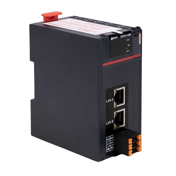 Модуль сетевой удал-нного расширения ввода и вывода Modbus TCP GR200-MBS D-CARD EKF GR200-MBS-DCD