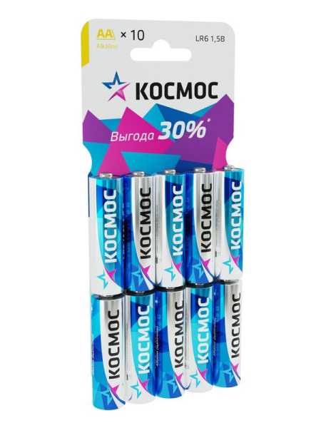 Элемент питания алкалиновый AA/LR6 10хBL (уп.10шт) KOCLR610BL