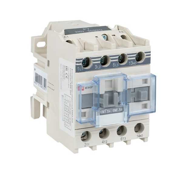 Контактор КМЭ 25А кат. 220В AC 1НЗ ctr-s-25-220-nc