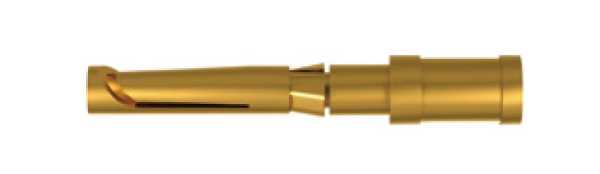 Розеточный обжимной контакт (Au) DGF-0.37