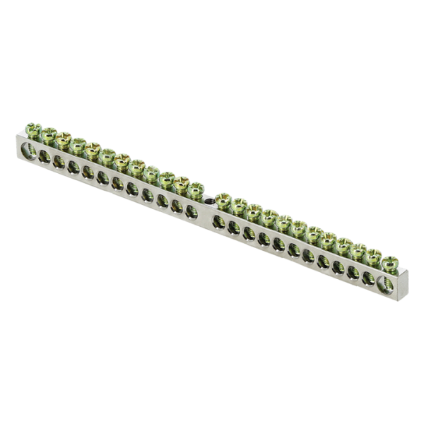 Шина PEN &amp;amp;quot;ноль-земля&amp;amp;quot; 6х9 24 отверст. цинк крепеж по центру PROxima sn1-63-24