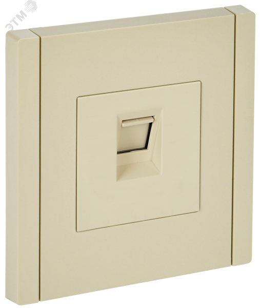 FORTE&PIANO Розетка компьютерная RJ45 кат.5E FP432 ваниль IEK FP-K10-1-K10