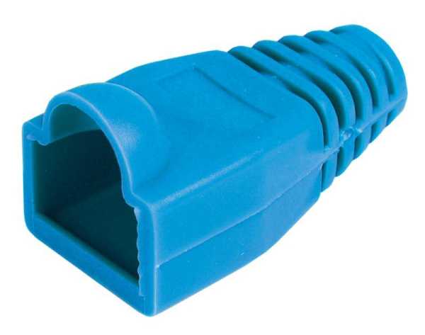 Колпачок изолирующий для разъема RJ-45, PVC, СИНИЙ CS4-13