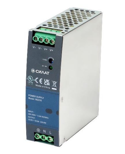 Блок питания на DIN-рейку, 120W, 5A, 24V / 90-264VAC