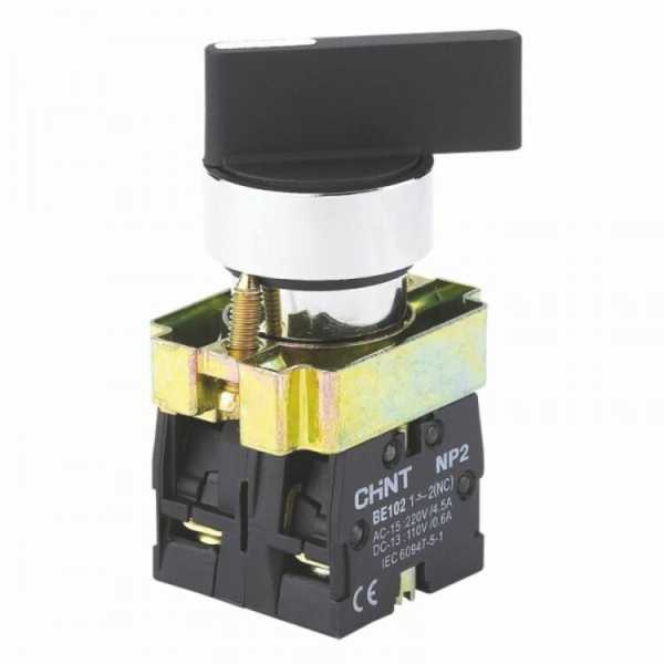 Переключатель NP2-BJ21 2 положения фиксацией 1НО IP40 573992