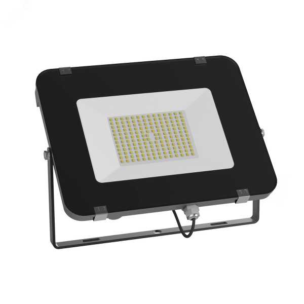 Прожектор светодиодный Elementary 150W 12800lm IP65 6500K, черный 691511150
