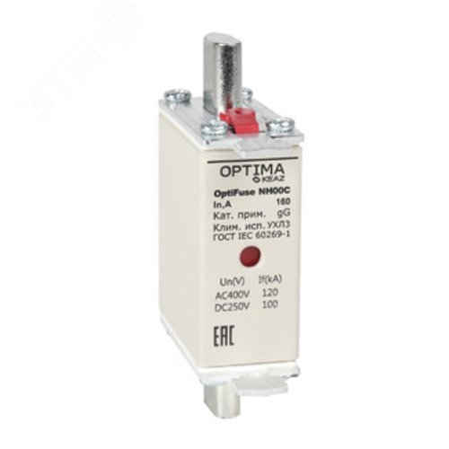 Вставка плавкая OptiFuse NH00C-125-gG-УХЛ3 379722