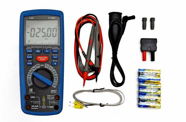 DT-9985 Измеритель сопротивления изоляции с True RMS мультиметром