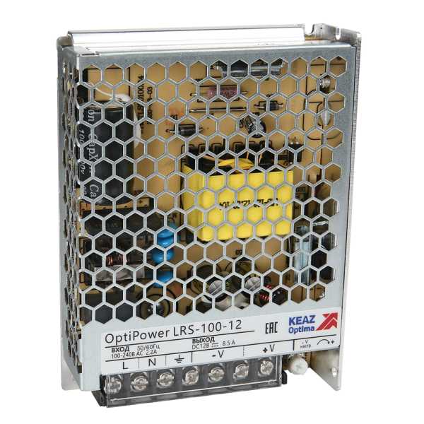 Блок питания панельный OptiPower LRS 100-12 8.5A 328878